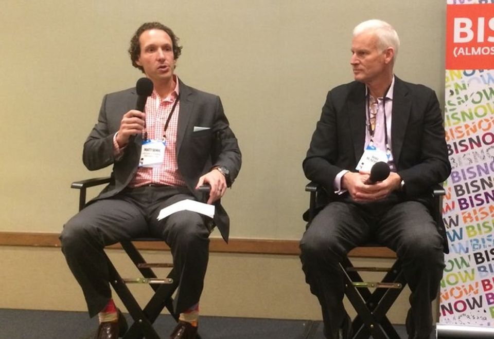 Matt Semic and Mike McNerney at Urbanization & Future of Downtown San Diego event.