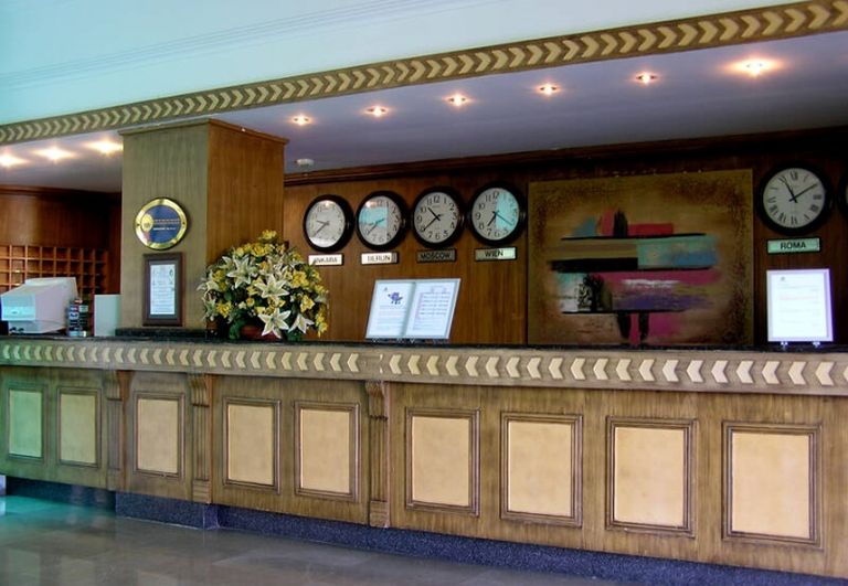hotel desk
