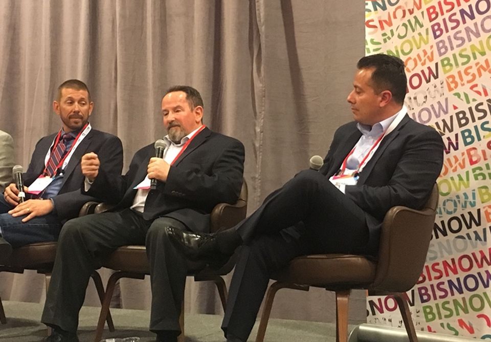 Former Expedia Director, Data Center Services Christopher Neil, Agile DataSites President and CEO Jeffrey Plank, and Skanska’s Mission Critical Center of Excellence Senior Vice President Mike Silla.
