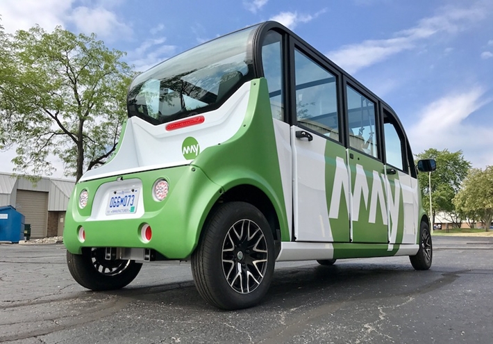 Self-Driving Shuttles Begin Testing On Downtown Detroit Streets