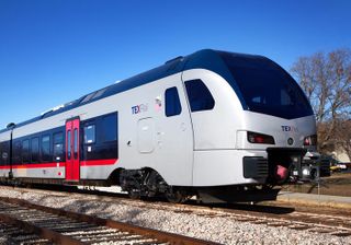 TEXRail Train in Grapevine