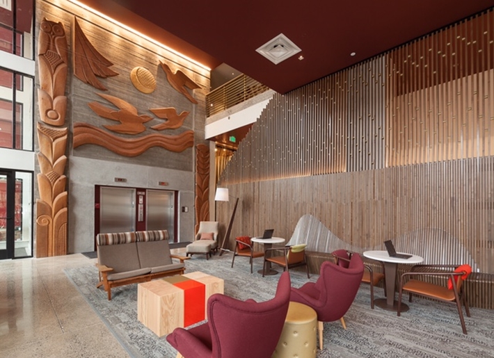 Redmond Apartments Aim For Sense-Of-Place Distinctiveness With Wood Carvings