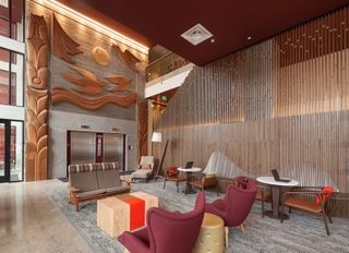 Redmond Apartments Aim For Sense-Of-Place Distinctiveness With Wood Carvings