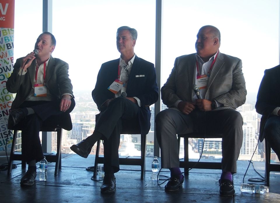 SOLiD Sales Manager, North Central Chris Thomas, Oxford Capital Group and Oxford Hotels & Resorts President and CEO John Rutledge, and Radisson Hotel Group Vice President Development Dinesh Chandiramani.