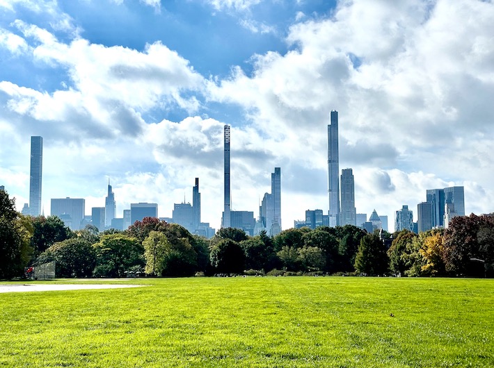 Billionaire's Row from Central Park