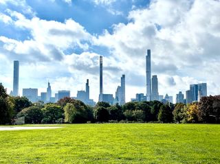 Billionaire's Row from Central Park