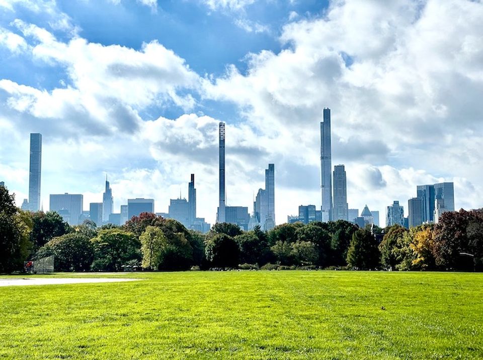 Billionaire's Row from Central Park