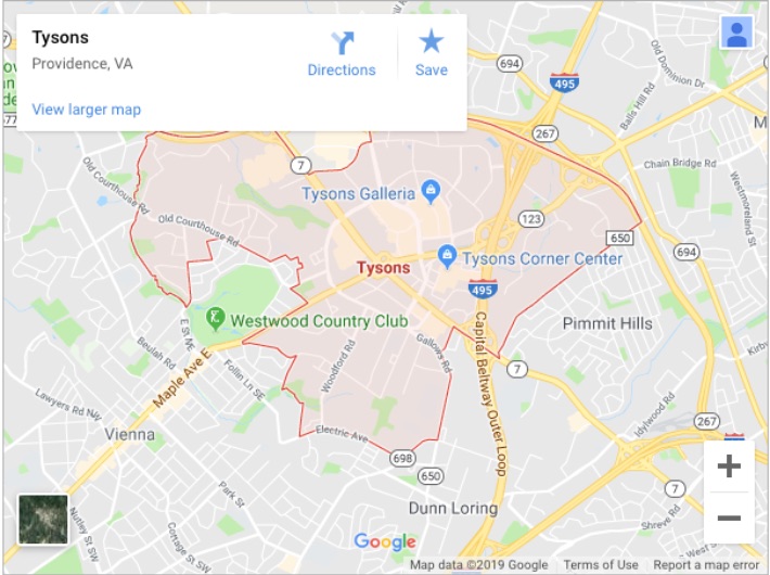 Tysons: At A Glance
