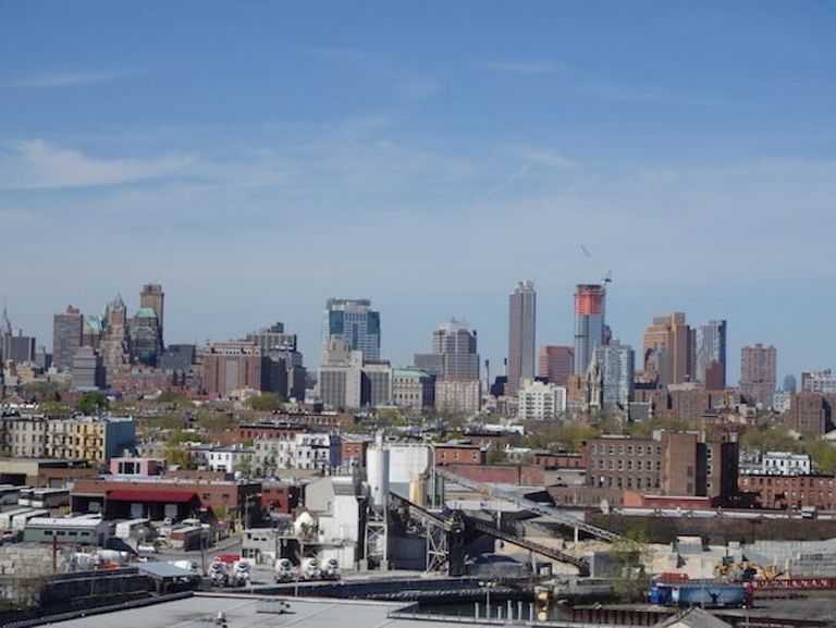 Brooklyn Skyline From Gowanus 