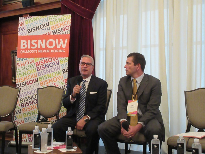Newmark Grubb Knight Frank executive managing director of global healthcare Garth Hogan and ProvidenceHealthcare real estate manager
Andy Hoover 
