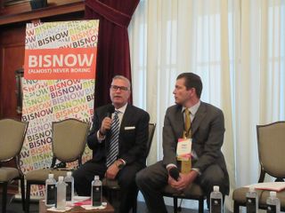 Newmark Grubb Knight Frank executive managing director of global healthcare Garth Hogan and ProvidenceHealthcare real estate manager
Andy Hoover 