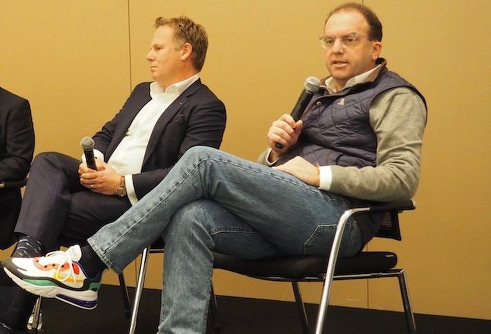 Dream Hotel Group's David Kuperberg and MCR's Tyler Morse.