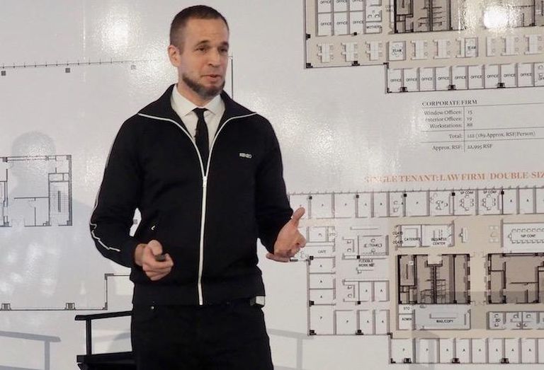 Hollwich Kushner co-founder Matthias Hollwich at an Altus Group event in D.C.