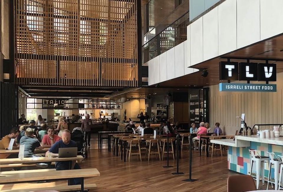 The Fareground food hall in Austin