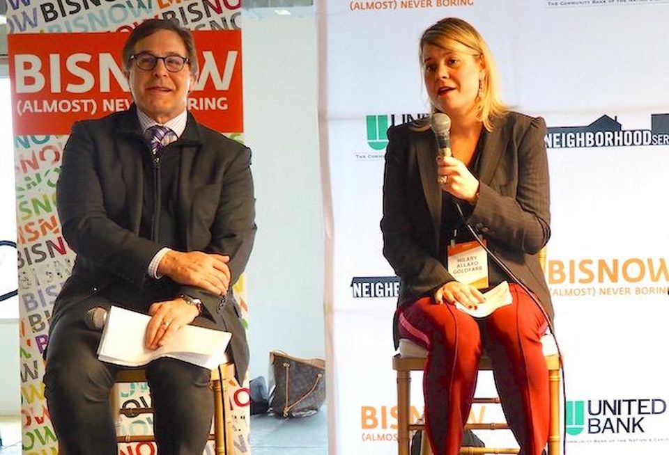 The Meridian Group's Gary Block and Rockefeller Group's Hilary Allard Goldfarb