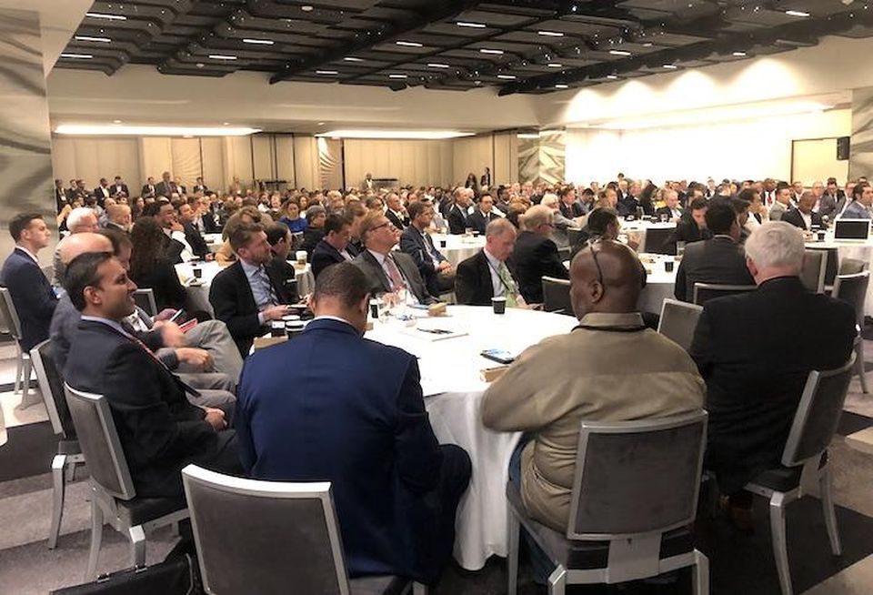 The crowd at a Bisnow opportunity zone event in D.C.