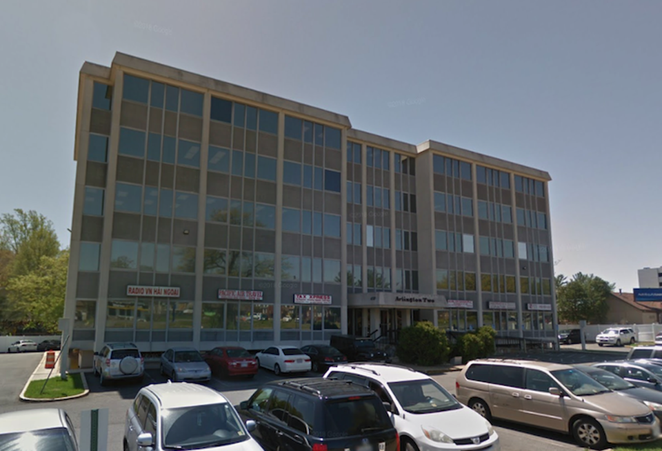 The Falls Church office building where Sylvan Learning operates a tutoring center