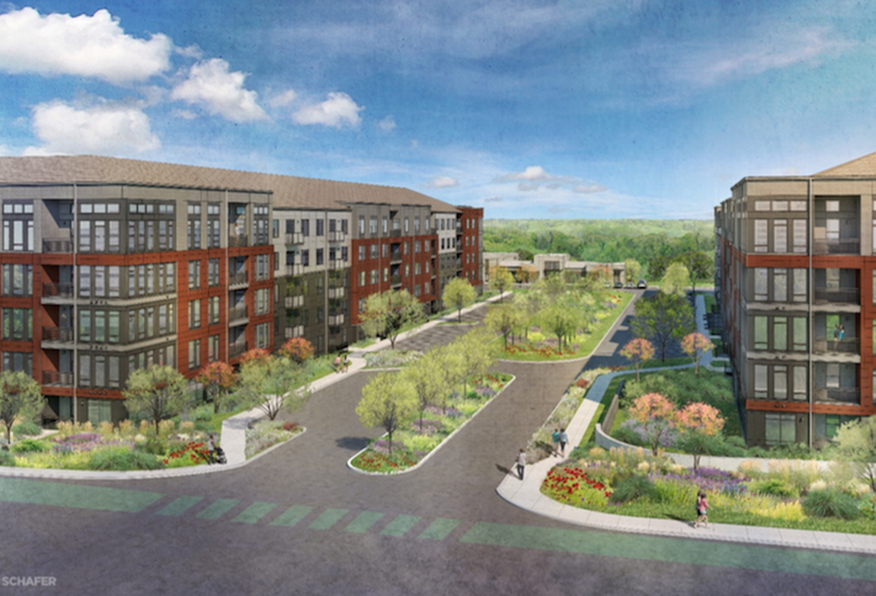 A rendering of The NRP Group's Motiva project in Greenbelt.