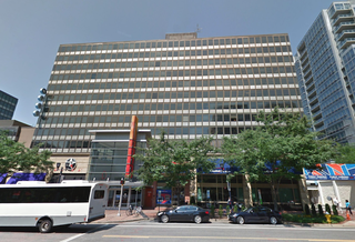 The office building at 2100 Crystal Drive in Crystal City.