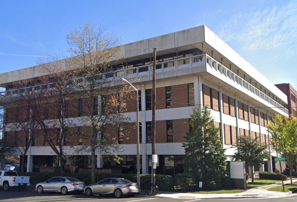 The office building at 801 North Fairfax St. in Alexandria.