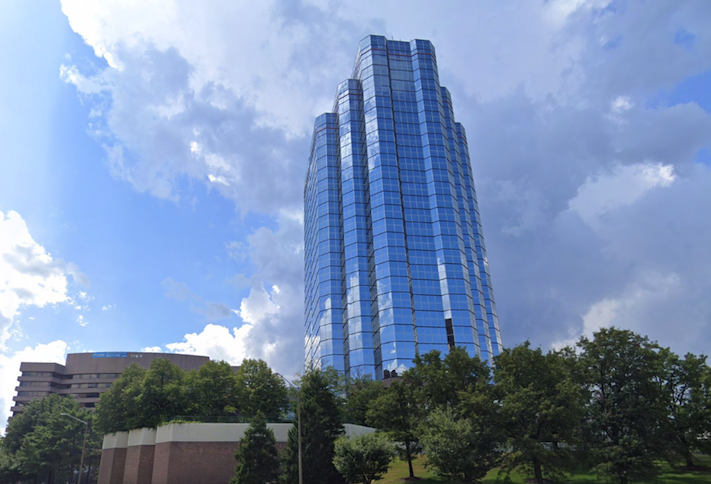 The office building at 5107 Leesburg Pike, where the Social Security Administration occupies 334K SF. 