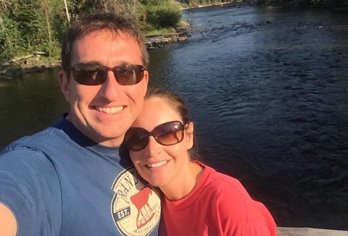 Fore Property Co.'s Jim Sullivan on vacation with his wife