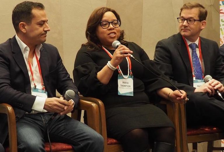 Madison Investments' Barry Madani, Hoffman & Associates Maria Thompson, MRP Realty's Matt Robinson