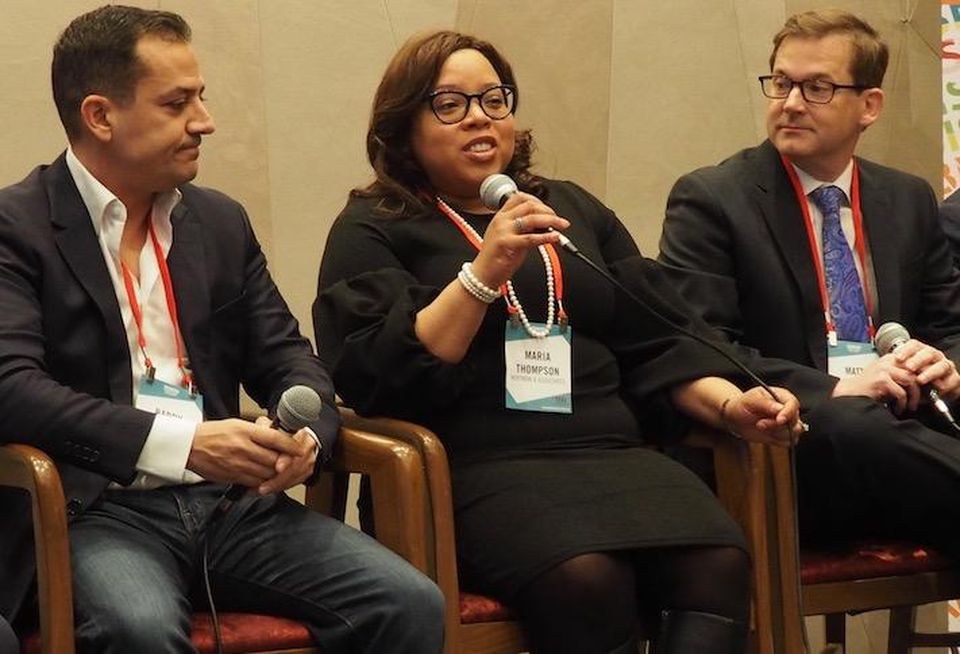 Madison Investments' Barry Madani, Hoffman & Associates Maria Thompson, MRP Realty's Matt Robinson