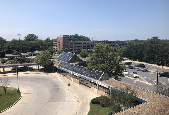 The Glenmont Metro station in east Montgomery County has little development around it. 