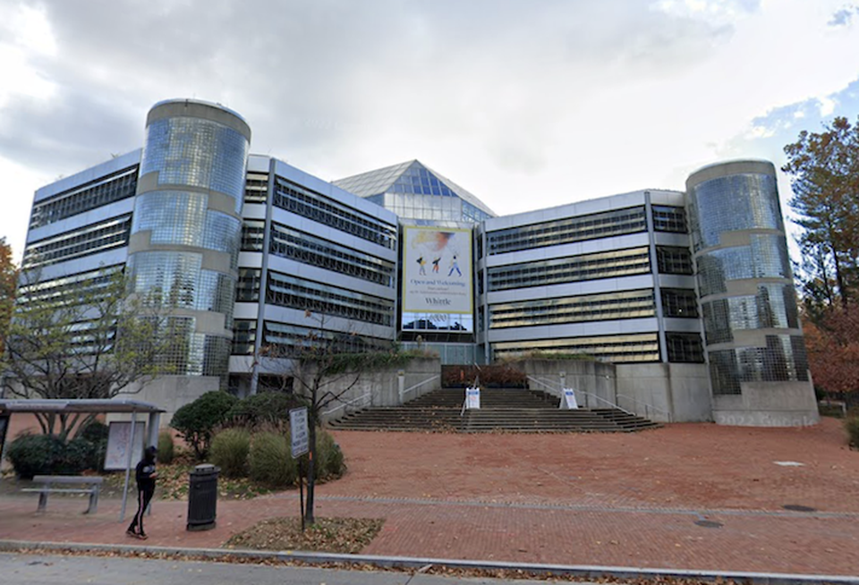 The building at 4000 Connecticut Ave. NW in D.C., where Whittle School & Studios signed a 30-year sublease in 2018.