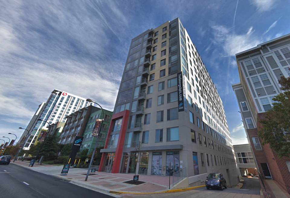 The George, a 194-unit apartment building at 11141 Georgia Ave. in Silver Spring.