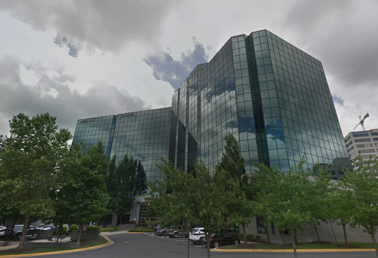 The office building at 1660 International Drive in Tysons