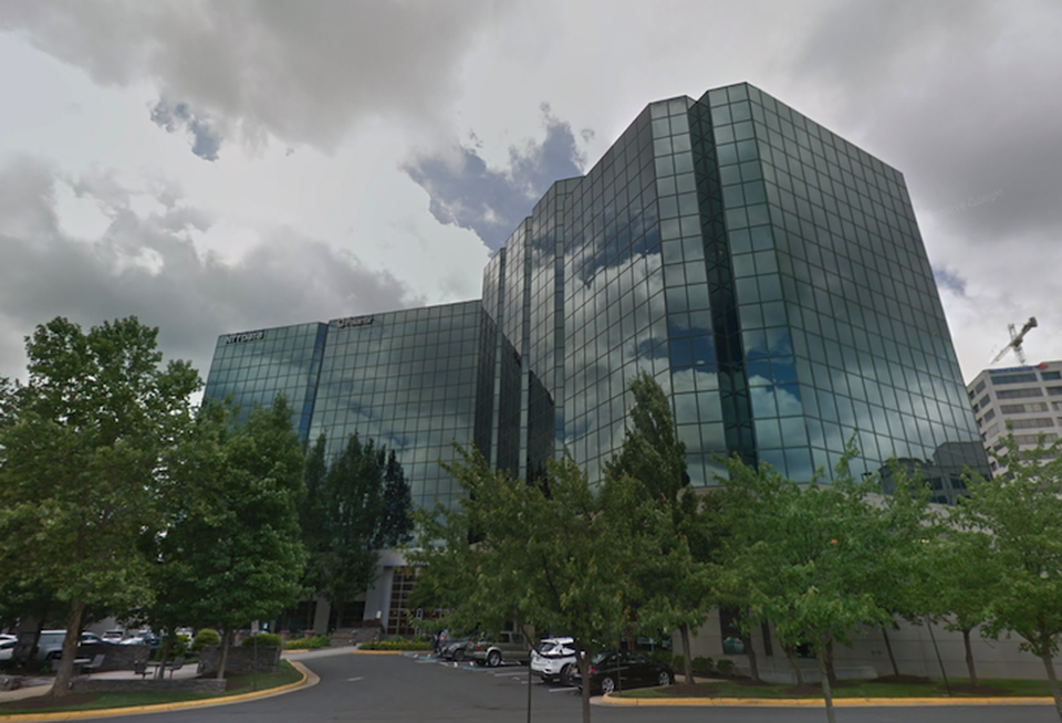 The office building at 1660 International Drive in Tysons