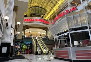 The Regal Cinemas movie theater inside Gallery Place is slated to close next month. 