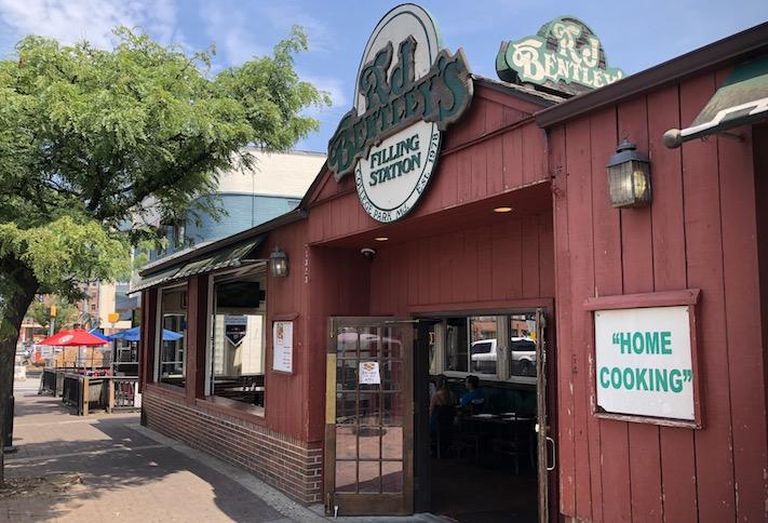 R.J. Bentley's Filling Station, a popular College Park bar that has been open since 1978. 