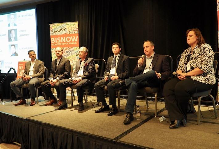 Arbor Lodging Partners' Vamsi Bonthala, JDM Capital's Joseph Dematteo, Brookfield's Bruce Wiles, Aronson's Aaron Boker, Peachtree Hotel Group's Greg Friedman, RLJ Lodging Trust's Kate Henriksen