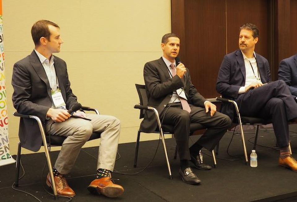 DPR's Christopher Hoffman, JBG Smith's Scott Franklin and Howard Hughes' Greg Fitchitt