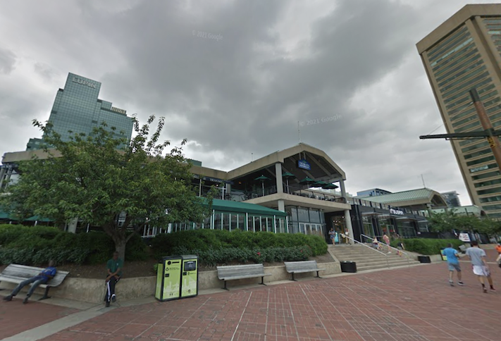 The Harborplace retail property on Baltimore's Inner Harbor. 