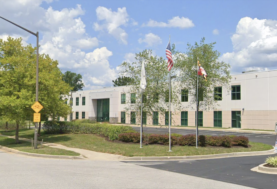 The flex-industrial building at 8880 Gorman Road.