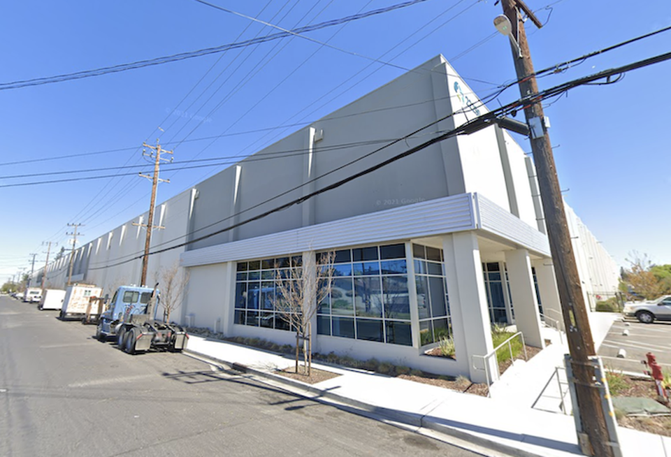 The Prologis-owned warehouse in Hayward, California that KBC has on its listings page.