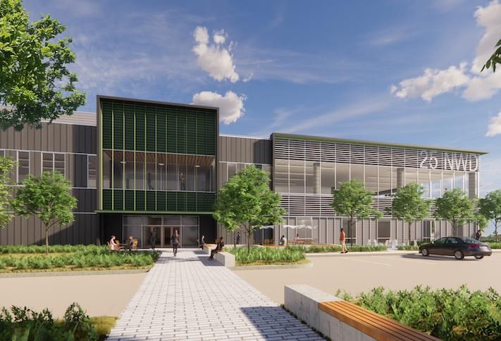 A rendering of the project at 25 Network Drive in Burlington.