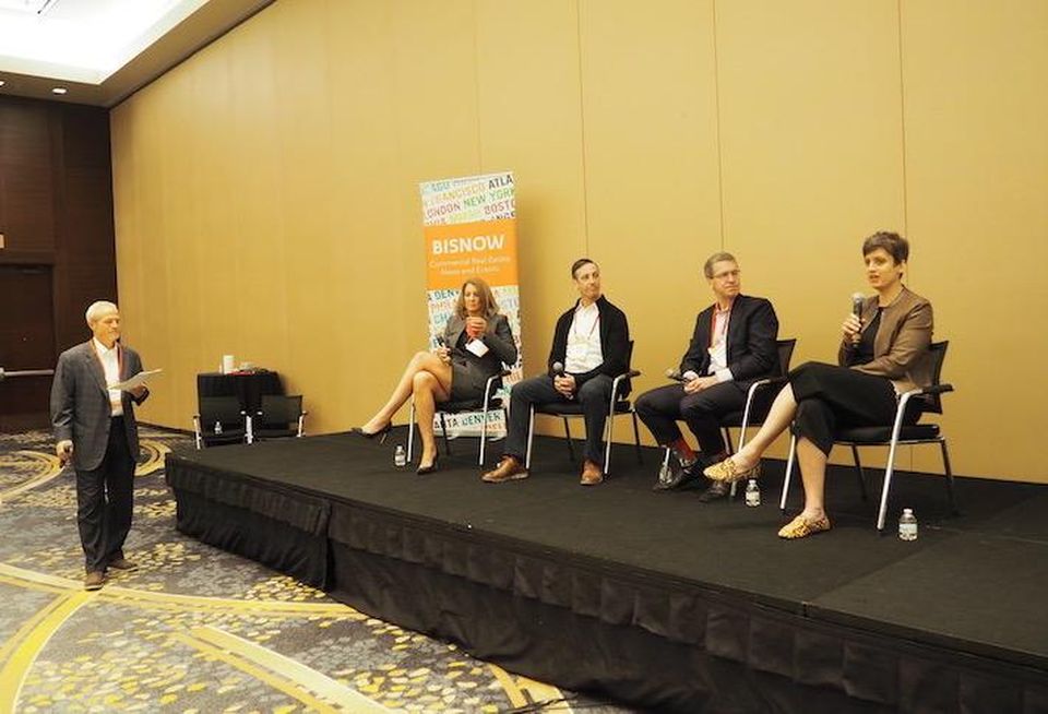 CohnReznick's Greg Remeikis, Donohoe Hospitality's Dana English, Woodmont Lodging's Michael Blank, Crestline Hotels' Edward Hoganson and IHG's Julienne Smith.