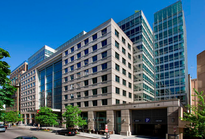 The office building at 1625 Eye St. NW