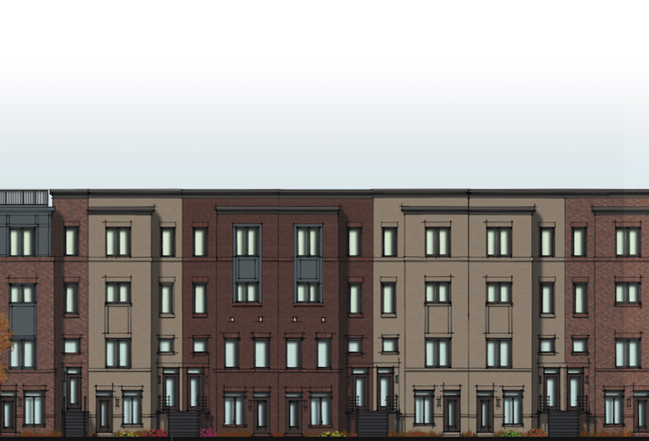 A rendering of Phase 1 of District Growth's project at 13th Street and Rhode Island Avenue NE