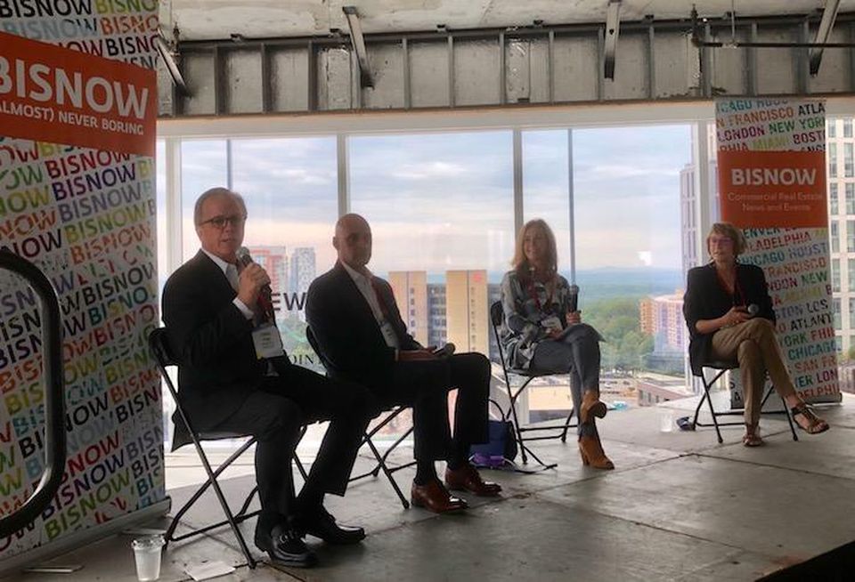 Brookfield's Chris Pine, Lodgeworks' Mike Daood, Cityline Partners' Donna Shafer and Walsh, Colucci's Elizabeth Baker.