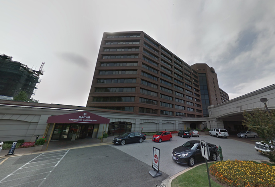 The Washington Marriott Wardman Park hotel at 2660 Woodley Road NW.