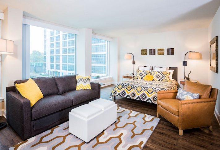 An apartment in Mill Creek's Modern on M building in Southwest D.C. 