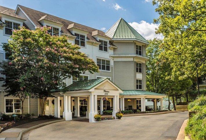Sunrise at Bluemont Park, one of Arlington County's six senior living facilities