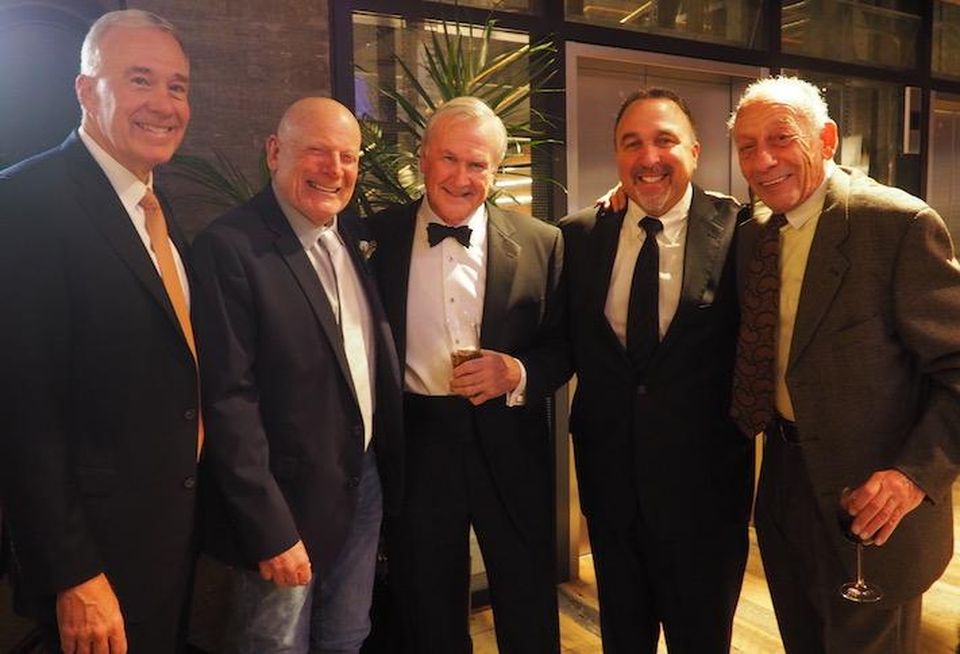 Davis Construction's Jim Davis, Douglas Development's Douglas Jemal, Miller & Long's John McMahon, Douglas's Paul Millstein and Ronald Jemal