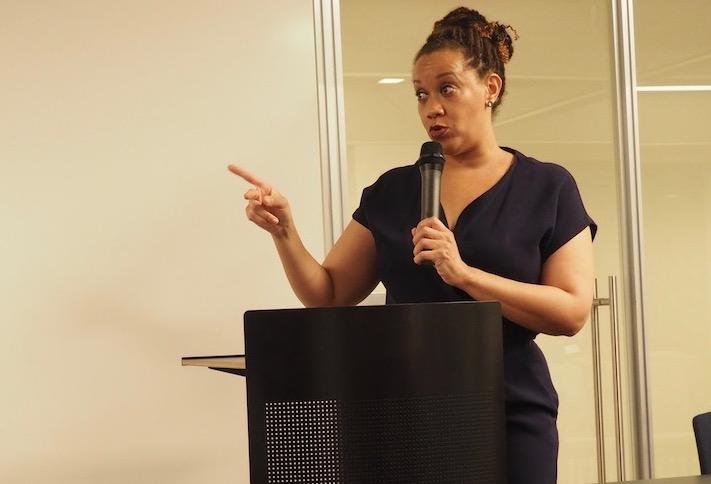 AAREP President Carisa Stanley at a January AAREP event. 